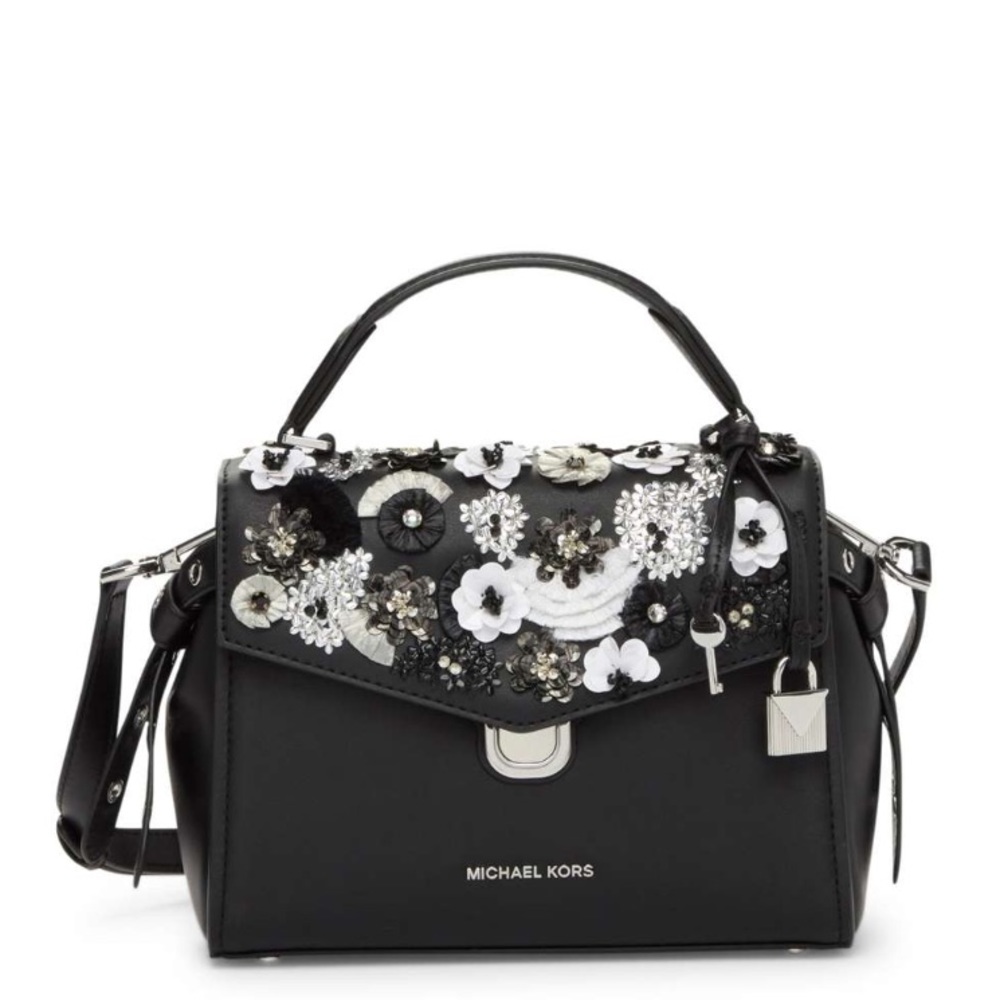 Michael Kors bag, Bristol Floral Appliqué Satchel